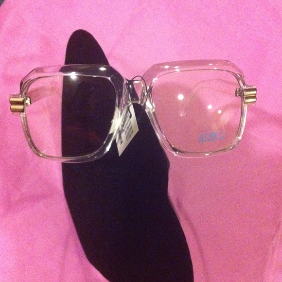 Clear Retro frames 80's fashion (Run DMC replica) - Picture 3 of 4