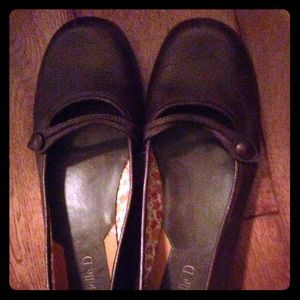 Brown Mary Jane shoes
