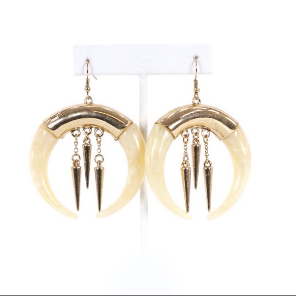 Saber Tooth and Spear Earrings