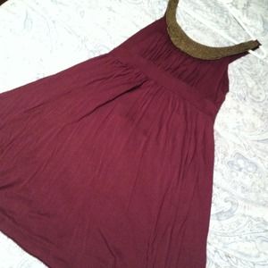 Burgundy Dress