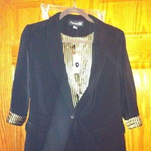 RESERVED Bundle. Blazer and Lace Top