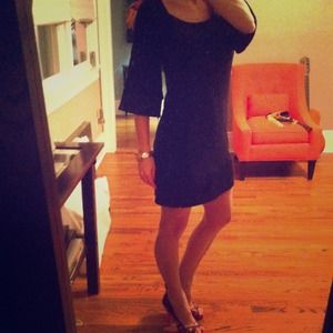 *RESERVED* Soft Black Mini Dress or Top to Pair