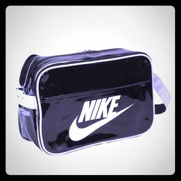 Nike Handbags - Patent Nike gym bag