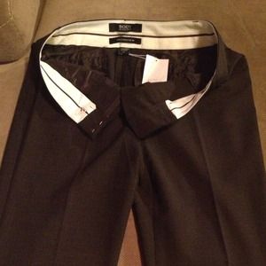 Dark brown dress pants