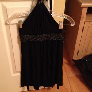 Halter black tank or dress