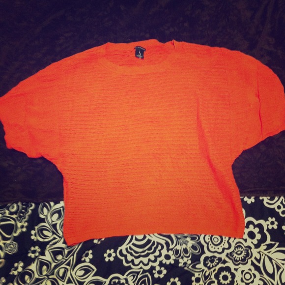 Coral colored sweater