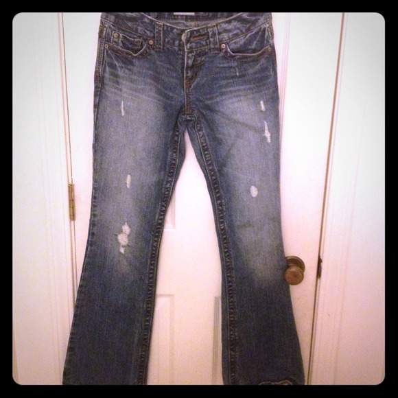 Aeropostale flare denim jeans