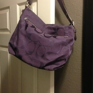 Coach signature handbag