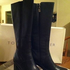 Tommy Hilfiger Tall Leather Boots!