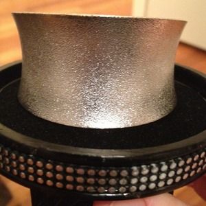 Host pick 1/18 Silver thick cuff bracelet