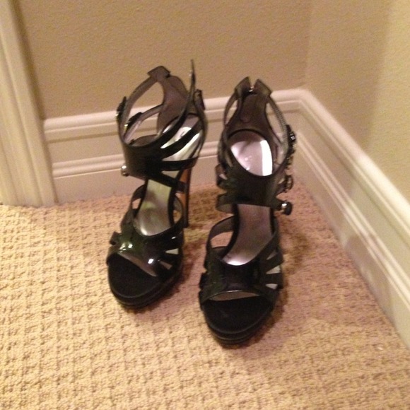 Casadei Black patent leather shoes