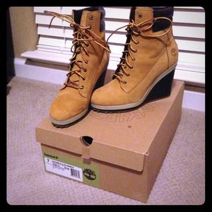Timberland wedge booties