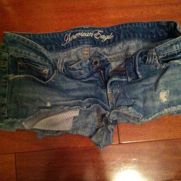 American eagle denim shorts