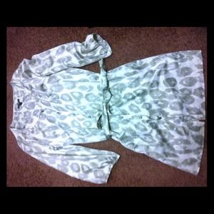 Express button up shirt dress