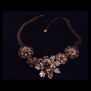 Silver & Bronze sassy necklace