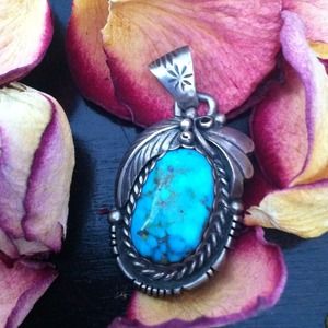 **SOLD**Sterling & Turquoise Pendant