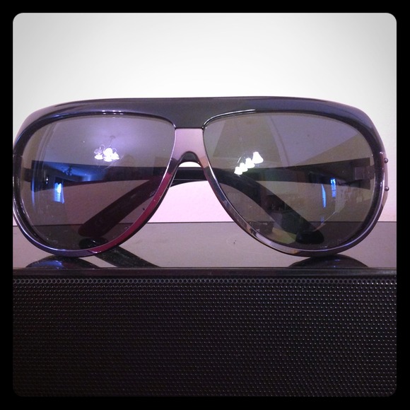 Sold blackValentino + brown RalphLauren aunglasses