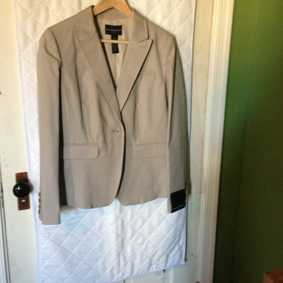 **SOLD!** Blazer cotton, bone color