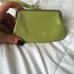 ❤SOLDSale❤Hobo green leather coin purse