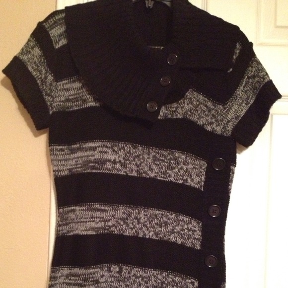 Grey/Black Sweater Dress