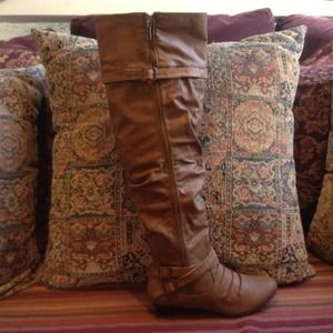 Tall Tan Boots - NEW!