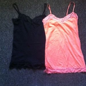 SOLD!!!!!!!! 2 lace tanktops