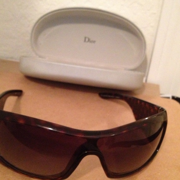 Dior turquoise sunglasses