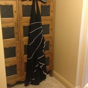 Black halter dress size M