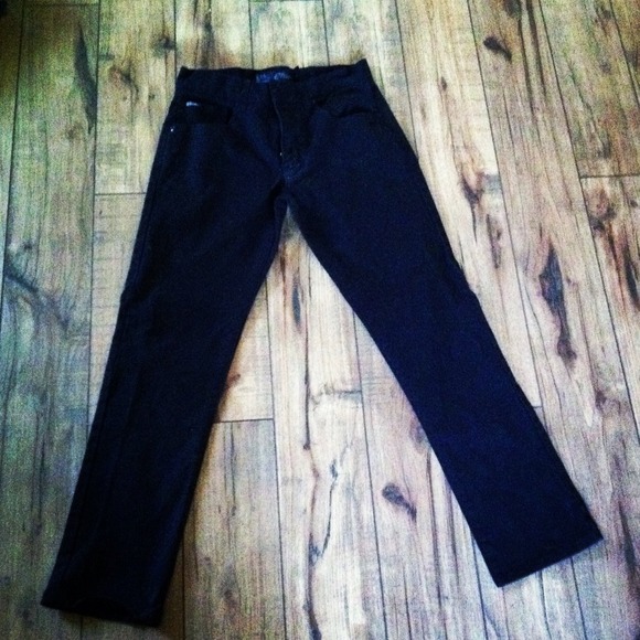 Men's black skinny jeans. Size 16