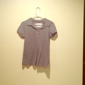 Gray polo shirt