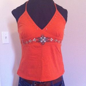 BUNDLE SOLD@tmr1433. Sequin V-neck Tank!!
