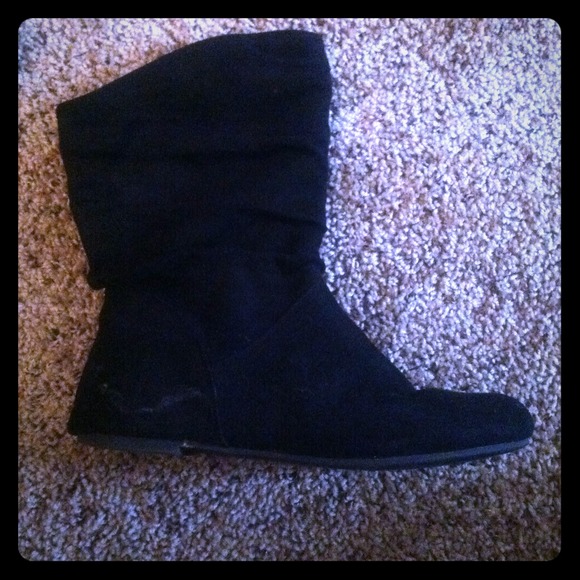 Black ankle boots