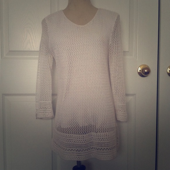 Mesh long shirt or beach dress!
