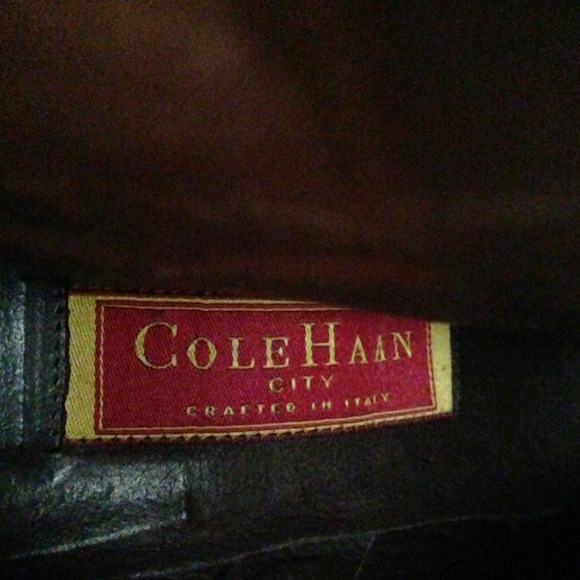 Cole Haan brown boots. 3" heel, 8" high boot. - Picture 4 of 4
