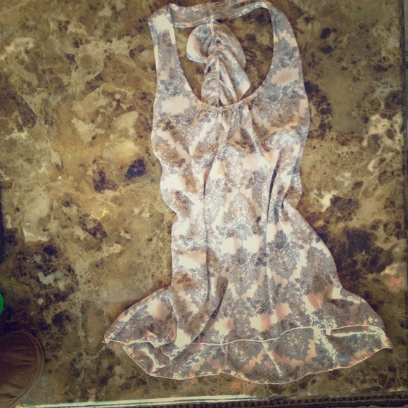 Sheer tank top!