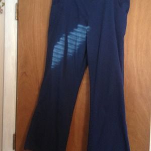 Navy blue scrub pants