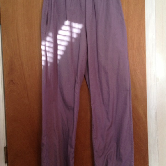 Purple scrub pants