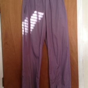 Purple scrub pants