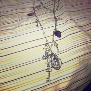 Silver Super Long Necklace