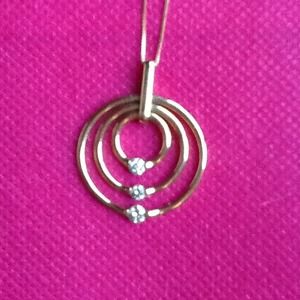 Gorgeous Gold and diamond necklace! Reduced!!!