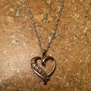 Sterling silver necklace and pendant