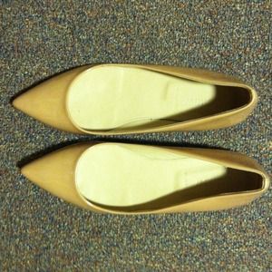 Jcrew nude patent flats size 7.5