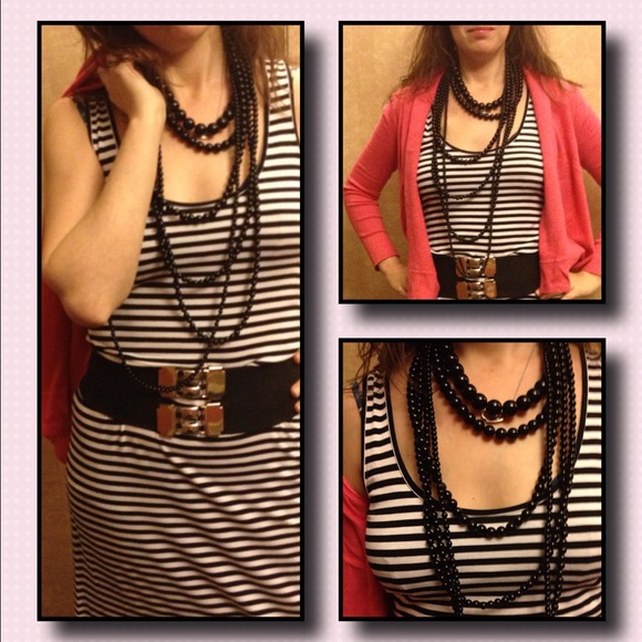 CLOSING SALE Kenneth Cole Striped Maxi-XS or S - Picture 3 of 4