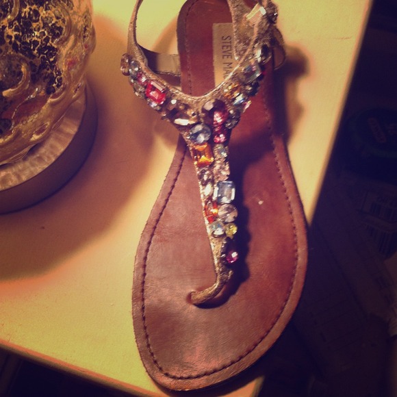Steve Madden Shoes - SOLD!!!Steve Madden jeweled sandals