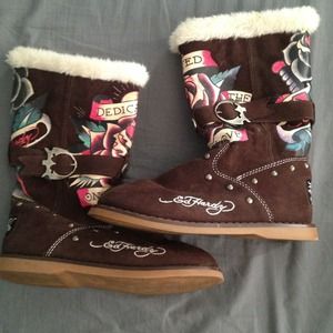 REDUCED 💞❤Ed hardy boots