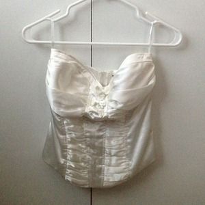 White girly tube top
