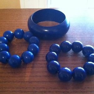 Navy bracelets
