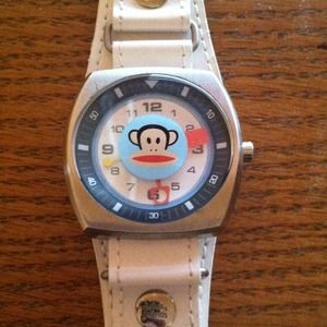 White monkey watch