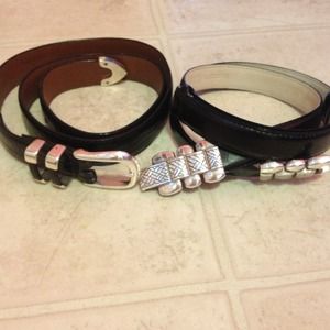 2 Belts one Chicos & one Brighton