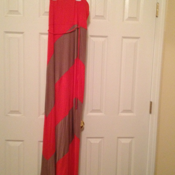 Color block maxi